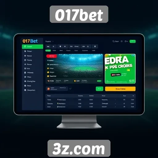 Estudo sobre a interface do usuário do 017bet